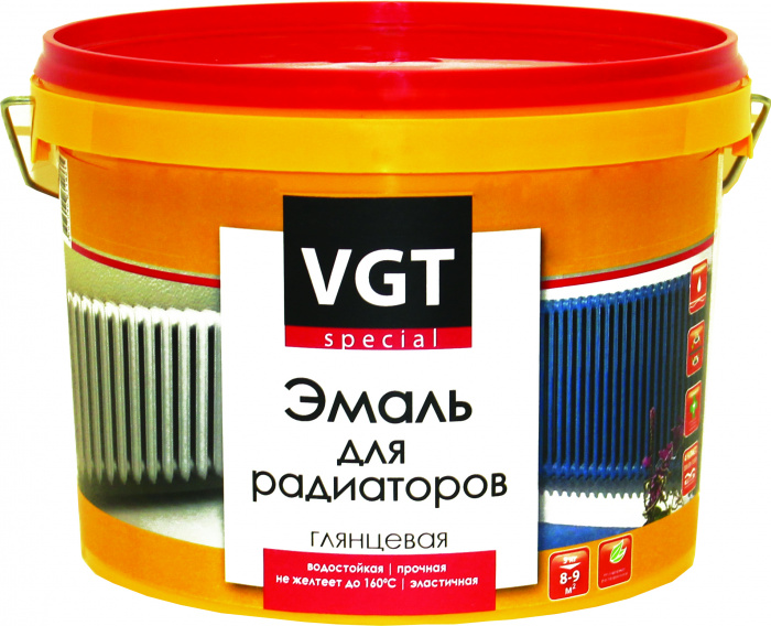 VGT ВДАК 1179 ПРОФИ эмаль акриловая для радиаторов, гл, супербелая (2,5кг)