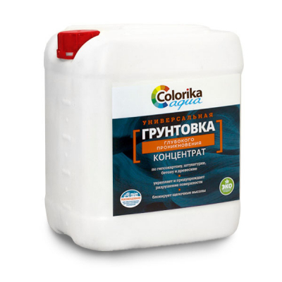 COLORICA AQUA ГРУНТ-КОНЦЕНТРАТ УНИВЕРСАЛЬНЫЙ ГЛУБОКОГО ПРОНИКНОВЕНИЯ 1 КГ