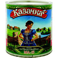 КРАСКА МА-15 ЖЕЛТАЯ 1,9 КГ (6) "КАЗАЧКА"