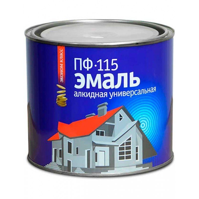 Эмаль алкидная ПФ-115 ярко-зеленая 2,5кг Эконом СЛКЗ