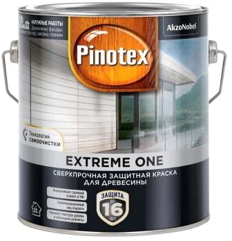 PINOTEX EXTREME ONE краска с эффектом самоочистки для защиты древесины до 16 лет, база BW 2,5л