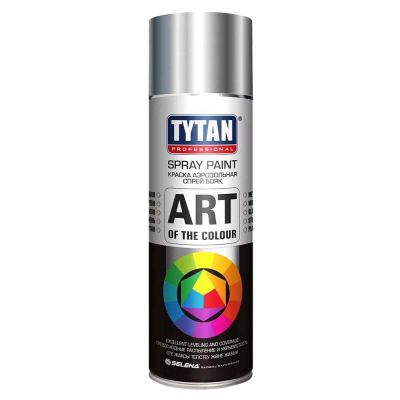 КРАСКА АЗРОЗОЛЬ."TYTAN PROFESSIONAL ART ХРОМ 400мл 