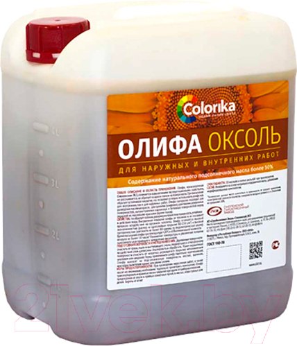 Олифа оксоль 8кг Colorica