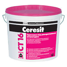 CERESIT CT 16 QUARTZ CONTACT грунт под декоративные штукатурки, белый (10л)