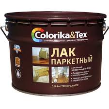 Лак паркетный алкидно-уретановый глянцевый "COLORICA &Tex" 10л