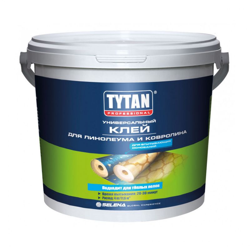 Клей для линолеума и ковролина TYTAN 4 кг