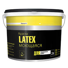 ELEMENT SE Краска LATEX МОЮЩАЯСЯ для внутренних работ, латексная 9л (14,22кг)