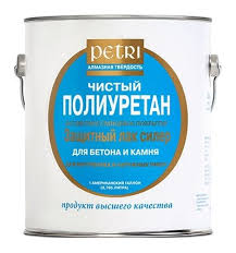 PETRI спец лак полиуретановый по бетону и камню, матовый (9.5л)